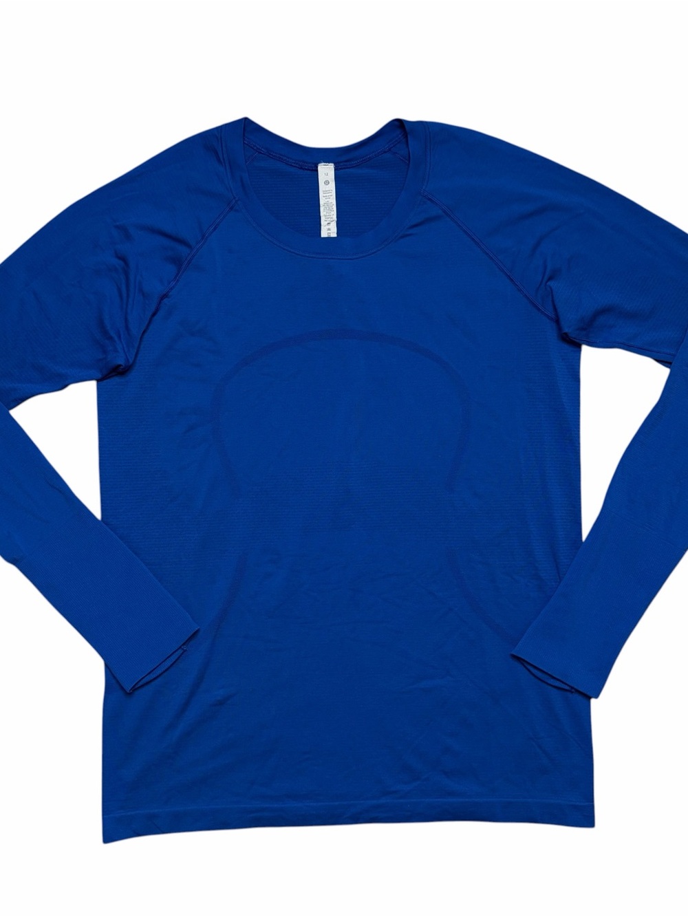 Lululemon Blue Metal Vent Tech Long Sleeve Shirt Size 12